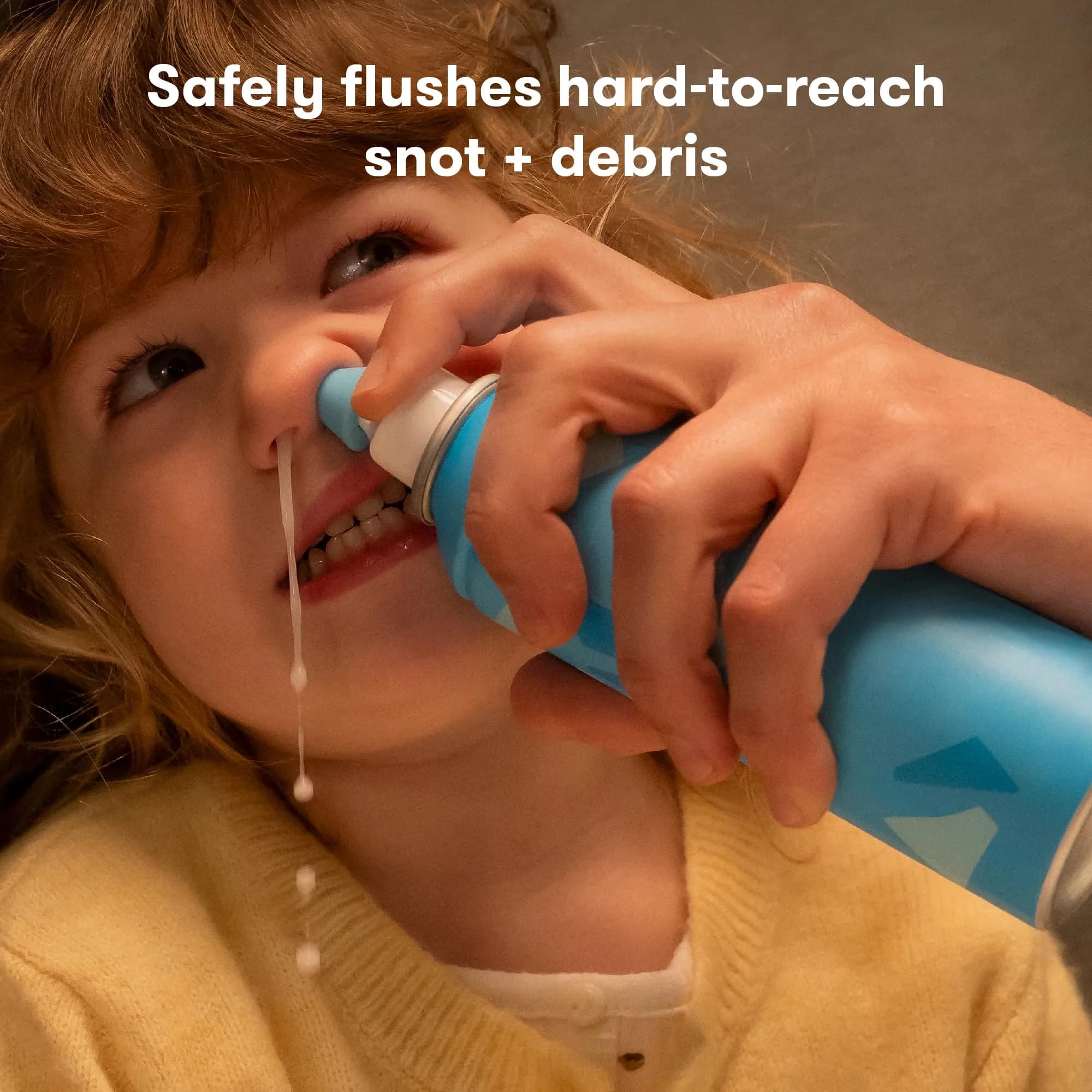 Frida Baby Saline Rinse for Toddler & Kids, Ages 2+, 148ml (5 Fl Oz) | Instant Congestion & Allergy Relief - view 2