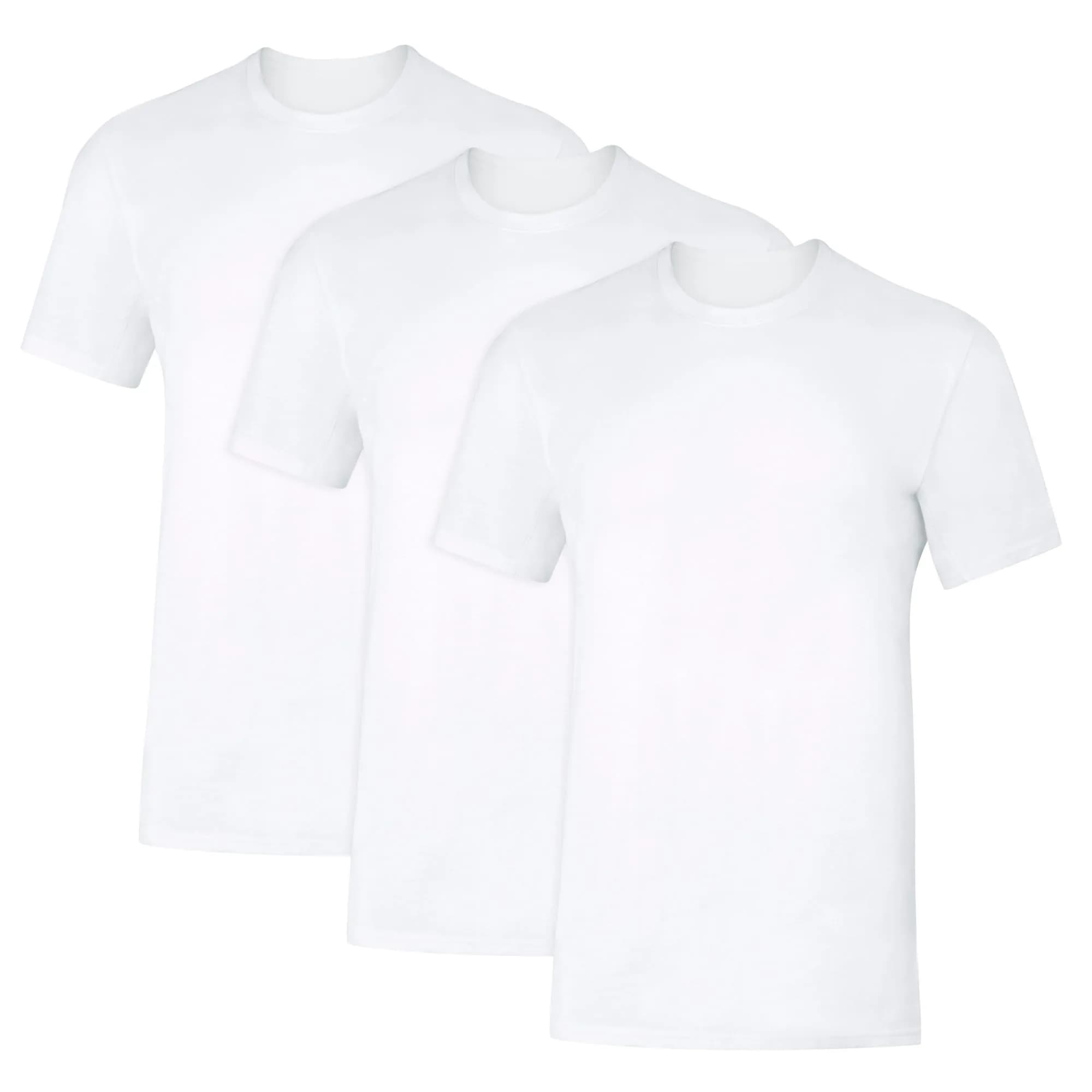 Hanes Sweat Block Undershirt Crew Neck 3-Pack | Underarm Sweat Blocking Tee for Men