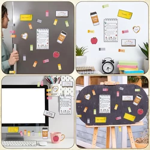 Xqumoi Retro Wildflowers Teacher Sticky Notes Set | 550 Sheets thumbnail 6