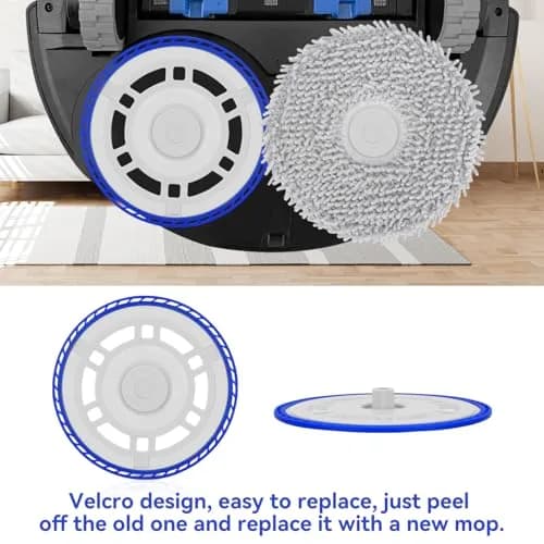 Sgizoku T30 Pad Plate - 2 Pack | Vacuum Cleaner Mop Pad Holder Replacement for Ecovacs Deebot T30 Series & Yeedi M12 Pro+ thumbnail 4