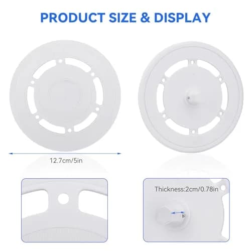 Sgizoku Mop Pad Plate Holder for Ecovacs Deebot T20 Omni/Pro/Max - 2 Pack thumbnail 2