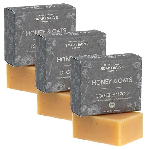 Chagrin Valley Soap & Salve Organic Dog Shampoo & Conditioner 3.8 oz | Puppy Itchy Skin Relief & Coat Nourishment thumbnail 1