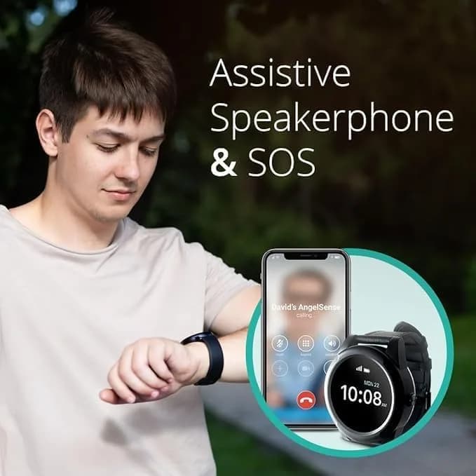 AngelSense GPS Watch for Teens & Elderly - Autism, Special Needs, Dementia | Real-Time Tracking & Safety thumbnail 8