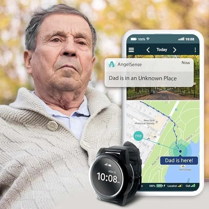 AngelSense GPS Watch for Teens & Elderly - Autism, Special Needs, Dementia | Real-Time Tracking & Safety thumbnail 10