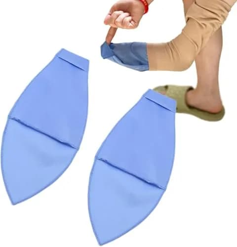 MUROCEA Open Toe Compression Sock Aid for Easy Slide - Slip Stocking Applicator for Elderly, Disabled, Pregnant, 2 Pcs (Blue) thumbnail 1