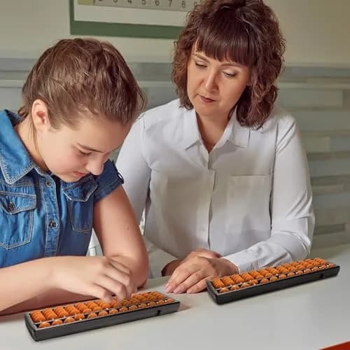Yellow Mountain Imports Soroban Japanese Abacus, 13 Column, 24.5cm (9.7 in) | Montessori Math Tool for Kids thumbnail 8