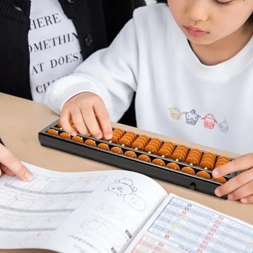 Yellow Mountain Imports Soroban Japanese Abacus, 13 Column, 24.5cm (9.7 in) | Montessori Math Tool for Kids thumbnail 9
