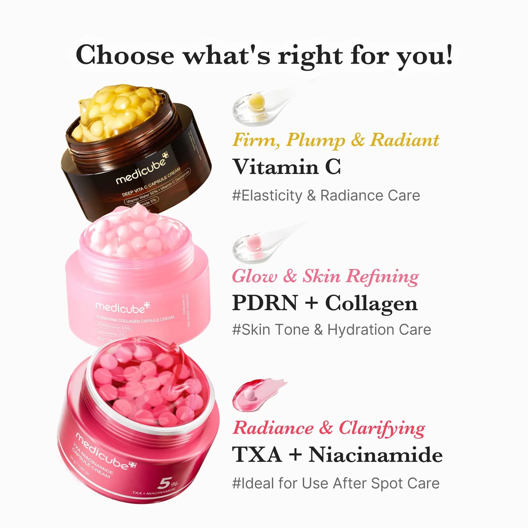 medicube PDRN Pink Collagen Capsule Cream 55g (1.94 oz) | Hydrates & Firms for Glass Skin - view 7