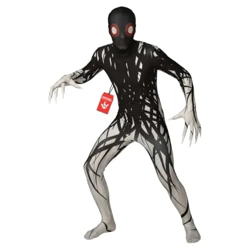 Morphsuits Zalgo Kids Costume Black XL | Full Body Spandex Suit with Hood thumbnail 1