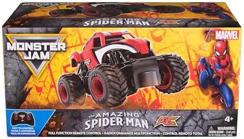 Monster Jam Marvel Spider-Man RC Monster Truck 1:24 Scale | Kid-Friendly Remote Control Toy thumbnail 8