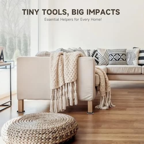 CO-Z 16pcs Felt Furniture Sliders for Hardwood Floors, 3.5 in (8.89 cm) Reusable Furniture Pads | Heavy Furniture Movers for Hard Surfaces thumbnail 7