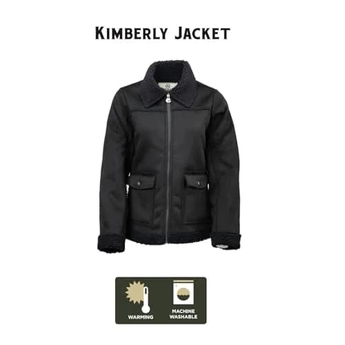 Outback Trading Company Women's 29863 Kimberly Outdoor Jacket | Windproof & Insulated, Casual, Black, Size: 3X thumbnail 2