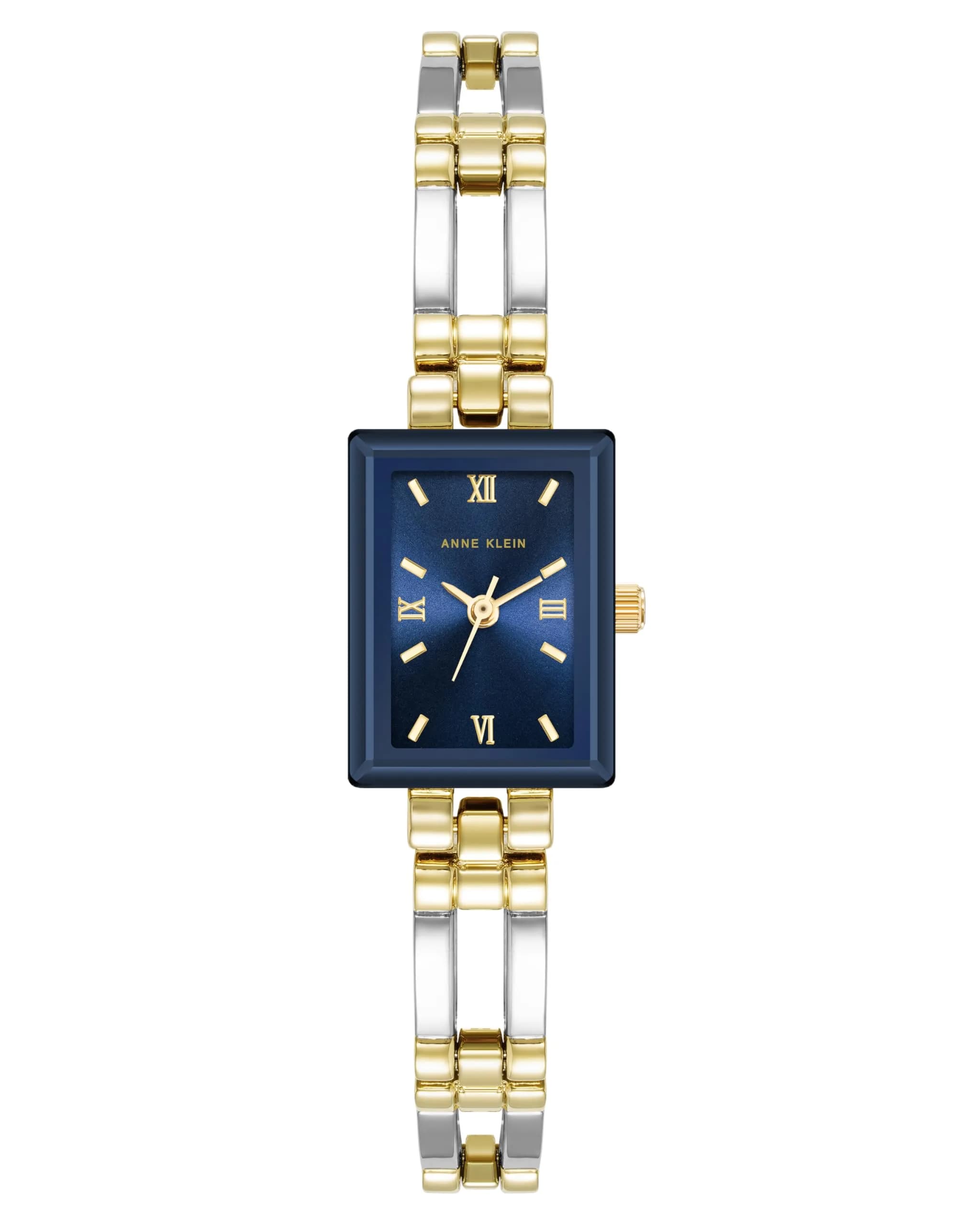 Anne Klein Women's Silver and Rose Gold Tone Bracelet Watch with Mother-of-Pearl Dial - main product image