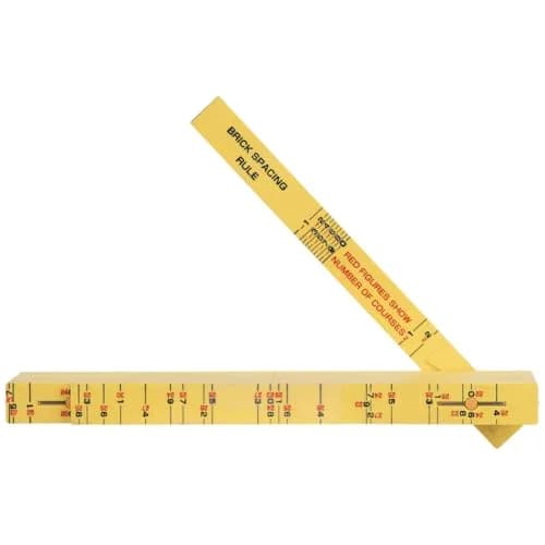 Klein Tools 6-Foot Fiberglass Folding Ruler | Brick Scale, 1/16-Inch Graduation, Outside Reading thumbnail 1