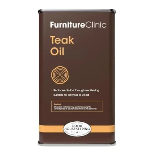 Furniture Clinic Teak Oil 5L | Restores & Protects Indoor & Outdoor Wood thumbnail 1
