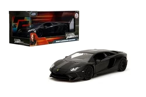 Jada Fast & Furious Shaw's Lamborghini Aventador SV – Die-Cast Vehicle, Opening Doors, Hood & Trunk, 1:24 Scale | Authentic Collectible Model thumbnail 1