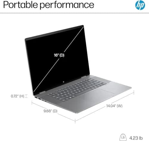 HP Envy x360 16" 2K WUXGA Touchscreen 2-in-1 Laptop | AMD Ryzen 5 8640HS 8GB 512GB SSD thumbnail 5