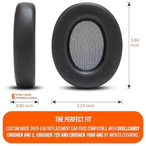WC PadZ Crusher ANC 2 Replacement Earpads | Perfect Fit, Thick Comfort, Superior Sound (70-120 chars) thumbnail 5