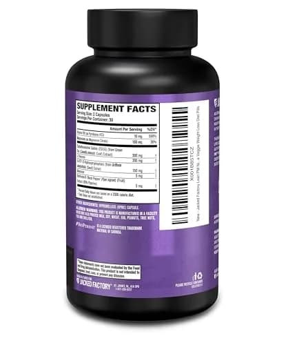 Jacked Factory Burn-XT + Lean-PM Kit 120 Capsules | 24-Hour Body Composition & Metabolism Support Stack thumbnail 8
