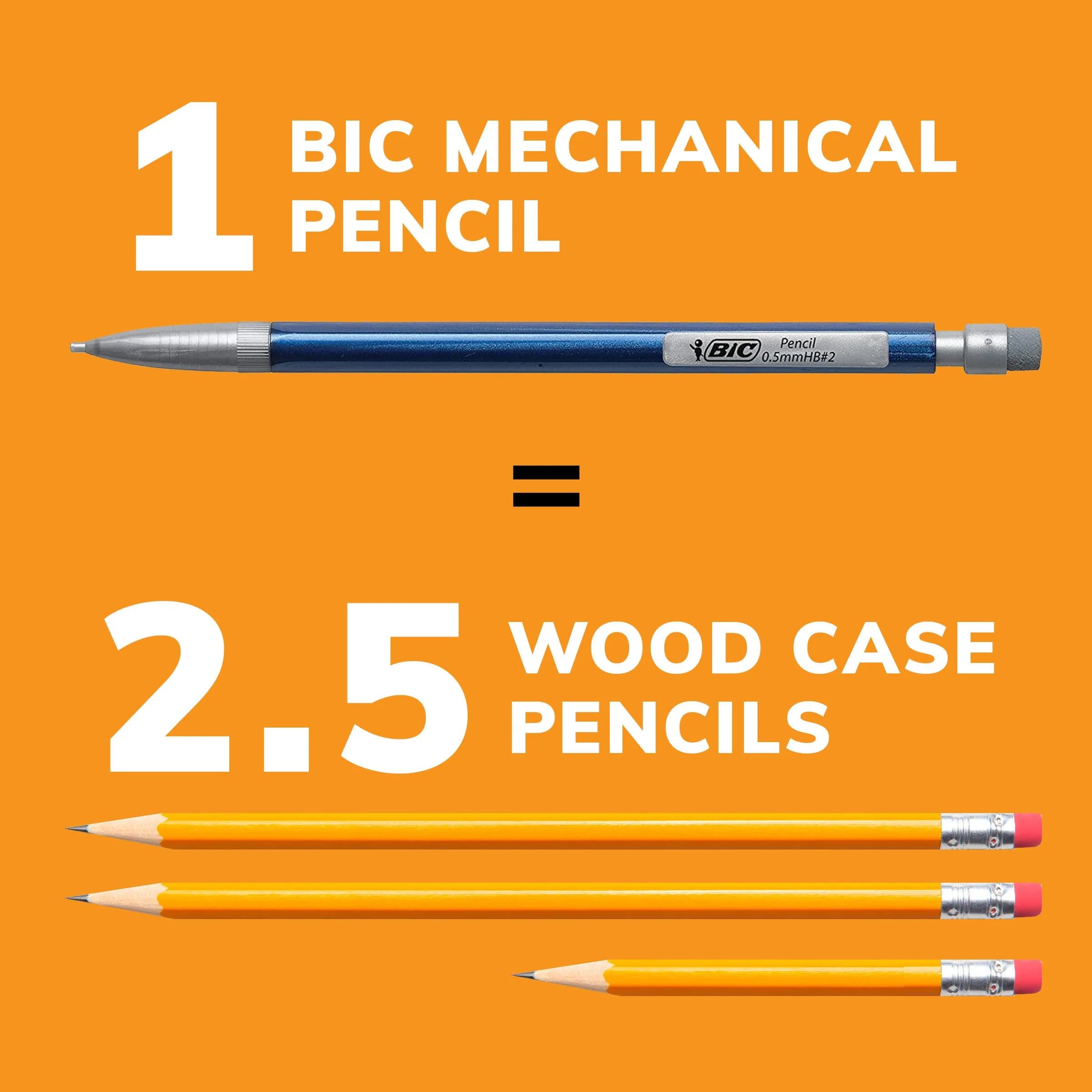 BIC Xtra-Smooth Mechanical Pencils, 0.7mm Medium Point, Pack of 80 | Smooth Writing for School & Office - view 4