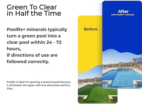 poolrx Pool Spa Water Treatment Algaecide 4-Pack | Up to 6-Month Algae Control for 2.5K-5K Gallons thumbnail 4