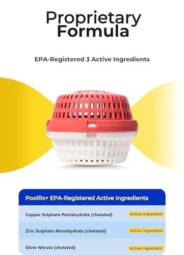 poolrx Pool Spa Water Treatment Algaecide 4-Pack | Up to 6-Month Algae Control for 2.5K-5K Gallons thumbnail 2