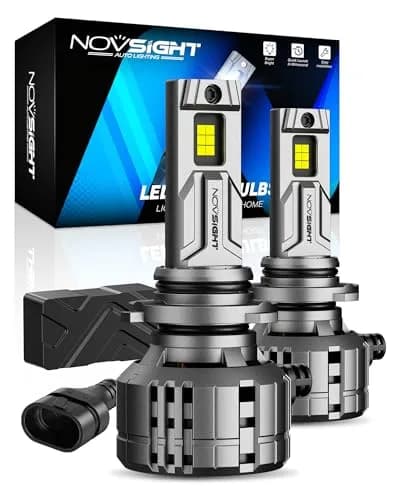 NOVSIGHT 9005 Fog Bulbs 88000LM | Ultra Bright 6500K White Light for Safe Driving thumbnail 1