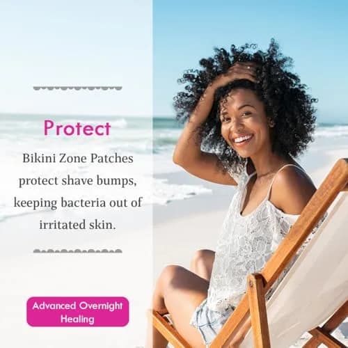 Bikini Zone Hydrocolloid Ingrown Hair Patches, 20 Ct, 3 Pack | Discreet, Targeted Skin Care thumbnail 3