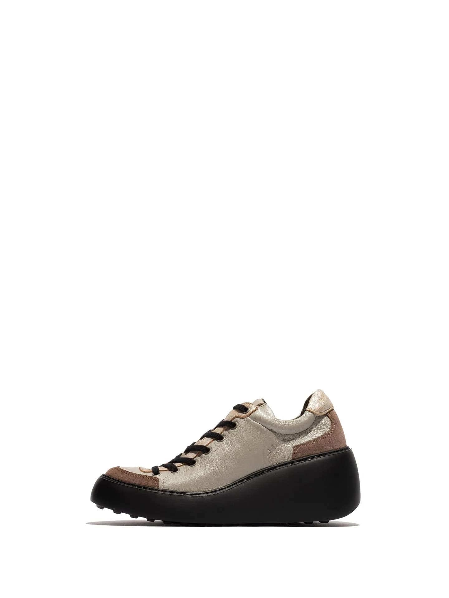 Fly London Dufy671Fly Women's Leather Casual Shoes 8-8.5 US | 2.5 Inch Wedge Heel