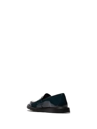 Fly London Shoes, Navy, 6 | Casual Slip-On Leather Loafers for Women thumbnail 3