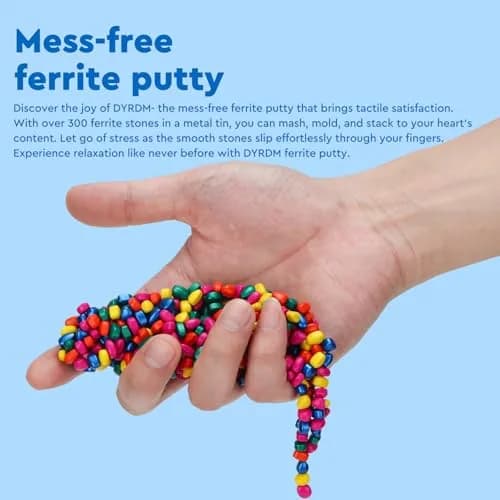 DYRDM Ferrite Putty 300+ Multicolors | Stress Relief Desk Accessory for Adults thumbnail 7