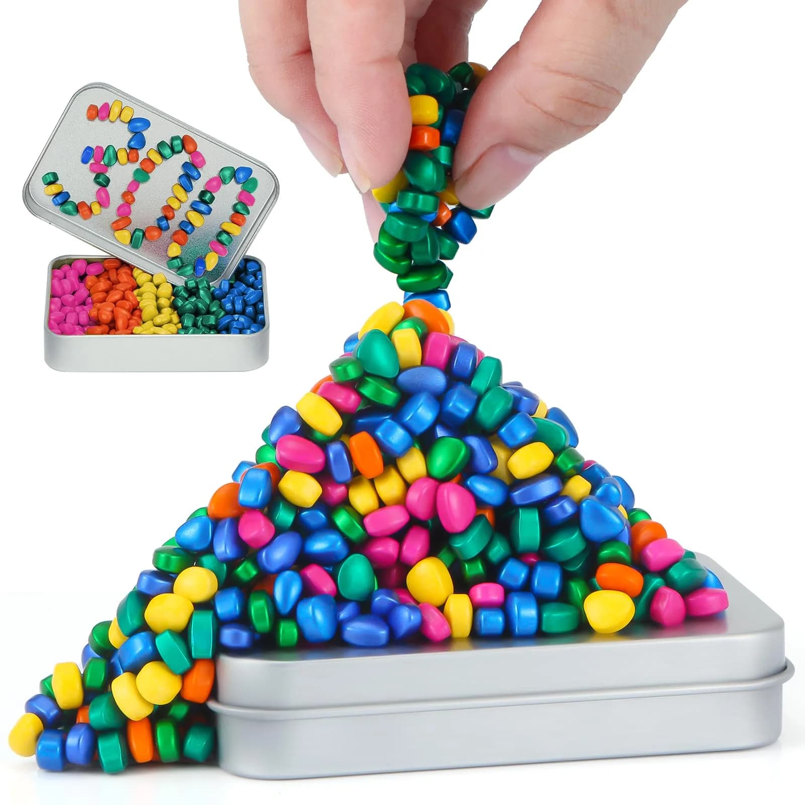 DYRDM Ferrite Putty 300+ Multicolors | Stress Relief Desk Accessory for Adults — Multicolor