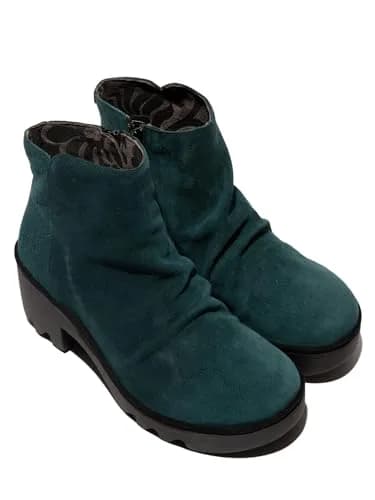 Fly London Tulp592fly Shoes Ankle-High Loafers & Slip-Ons | Casual Comfort with Rich Leather (Petrol, US 6/6.5) thumbnail 4