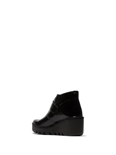 Fly London Birt397Fly Women's Boots 7.5-8 | Patent Leather, Wedge Heel, Waterproof thumbnail 4