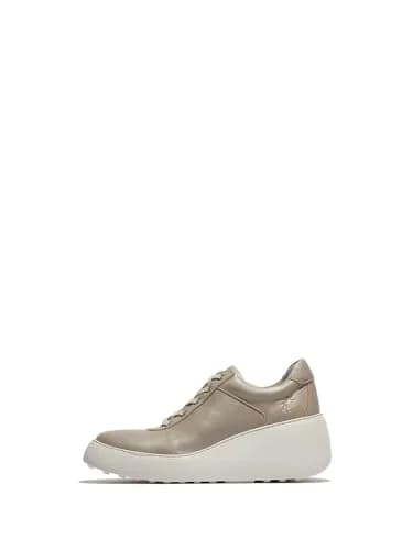 Fly London Dipo638Fly Women's Silver 8-8.5 Casual Shoes | 2.5 Inch Wedge Heel Comfort thumbnail 1