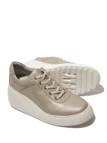 Fly London Dipo638Fly Women's Silver 8-8.5 Casual Shoes | 2.5 Inch Wedge Heel Comfort thumbnail 4