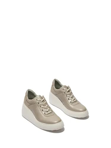 Fly London Dipo638Fly Women's Silver 8-8.5 Casual Shoes | 2.5 Inch Wedge Heel Comfort thumbnail 2