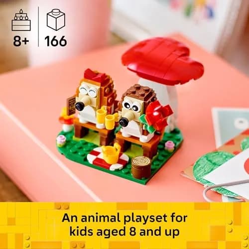 LEGO Bundle of Roses & Hedgehog Picnic Set | Creative Building Gift for Kids & Adults thumbnail 4