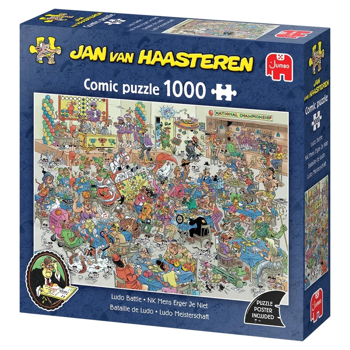 Jan van Haasteren Puzzle 1000pcs | Humorous Recycled Cardboard Jigsaw (49 x 68 cm)