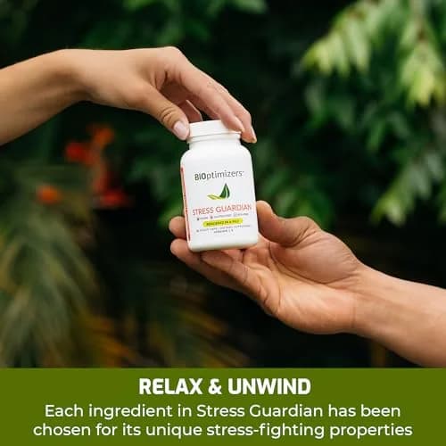 BIOptimizers Stress Guardian Stress Support Supplement 45 Capsules | Resilience & Restful Sleep thumbnail 6