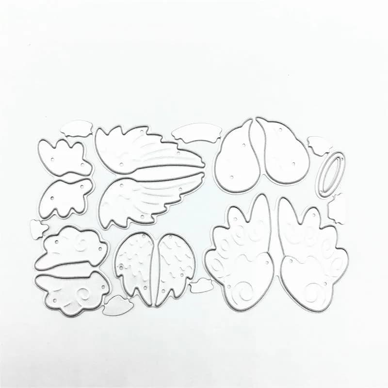 DIY Scrapbooking Artist Angel Wings Metal Cutting Dies Set | 10.3cm x 6.5cm (4.06" x 2.56") thumbnail 6