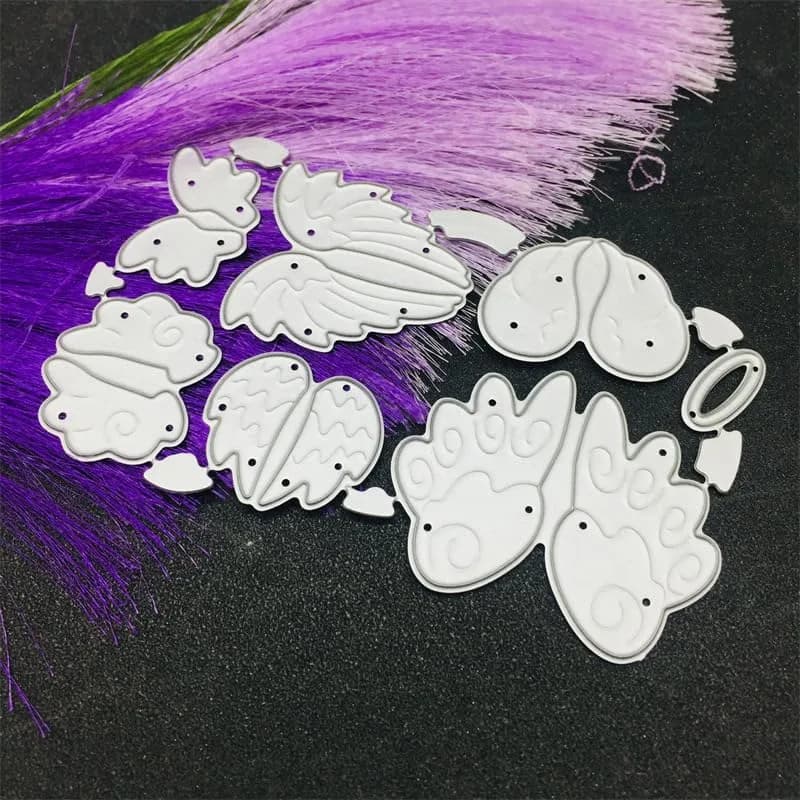 DIY Scrapbooking Artist Angel Wings Metal Cutting Dies Set | 10.3cm x 6.5cm (4.06" x 2.56") thumbnail 4