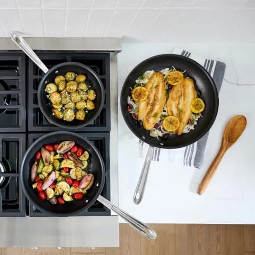 All-Clad D5® Pro Nonstick Stainless Steel 10" Frying Pan | Made in USA, Oven Safe to 500°F thumbnail 8