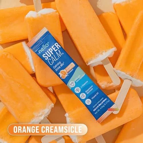 Nello Supercalm Powdered Drink Mix Orange Creamsicle 20 Servings (3 oz) | Cortisol Reducer & Sleep Aid with L-Theanine, Ashwagandha, Magnesium, Vitamin D thumbnail 7