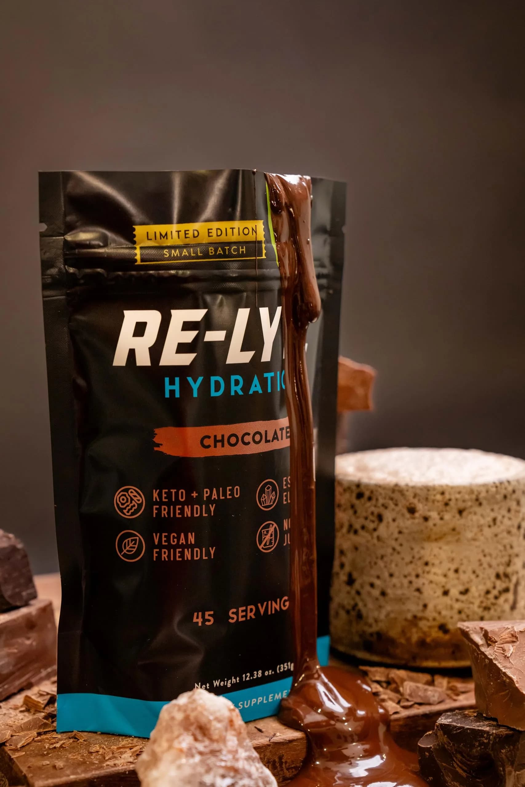 REDMOND Re-Lyte Hydration Electrolyte Mix Powder Limited Edition Chocolate 216g (7.62 oz) - view 9