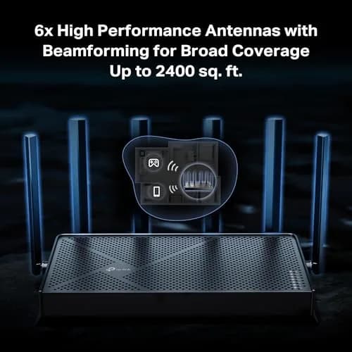TP-Link Archer BE400 Wi-Fi 7 Router Dual-Band | Future-Proof Home Network with WPA3 Security thumbnail 6