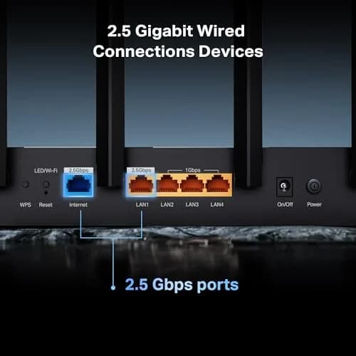 TP-Link Archer BE400 Wi-Fi 7 Router Dual-Band | Future-Proof Home Network with WPA3 Security thumbnail 4