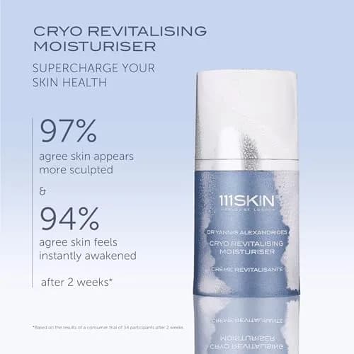 111SKIN Cryo Revitalising Moisturiser, Hydrating Gel Face Cream, 1.69 fl oz | Cooling, Hydrating & Firming thumbnail 3