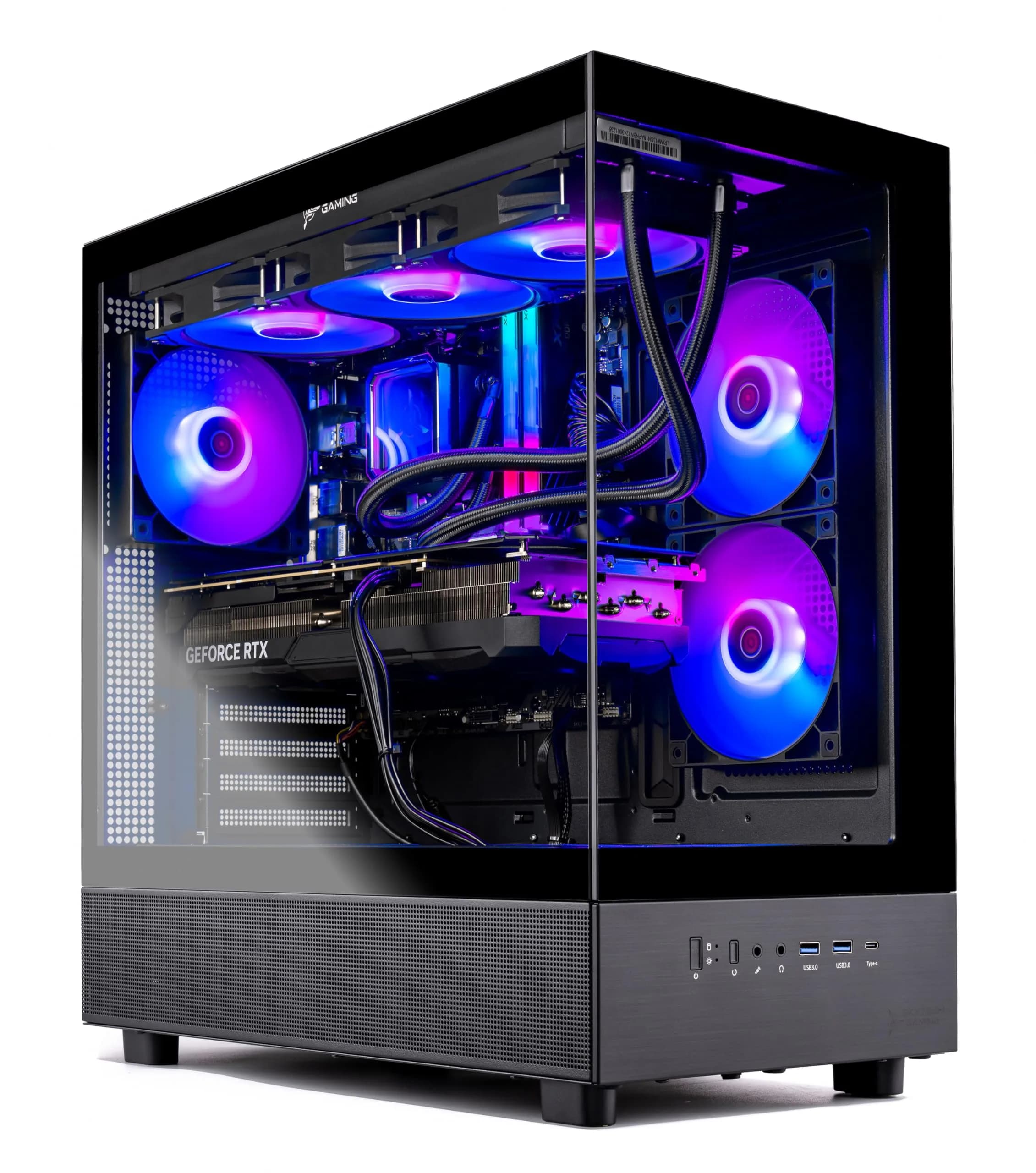 Skytech Azure 3 Gaming PC Desktop Ryzen 7 9800X3D 4.7 GHz 16GB RTX 5080 2TB SSD Win 11 | High-Performance Gaming Rig