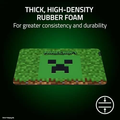 Razer Gigantus V2 Minecraft Edition Gaming Mouse Pad Medium | Textured Micro-Weave Cloth Surface thumbnail 5